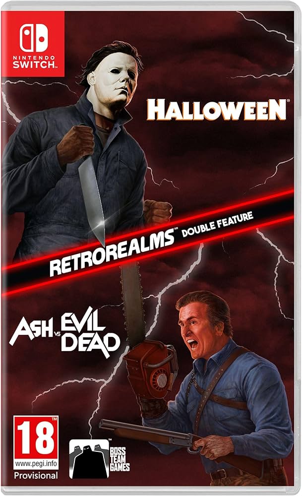 Nintendo Switch Game Retrorelms Doube Feature Halloween And Ash V Evil Dead
