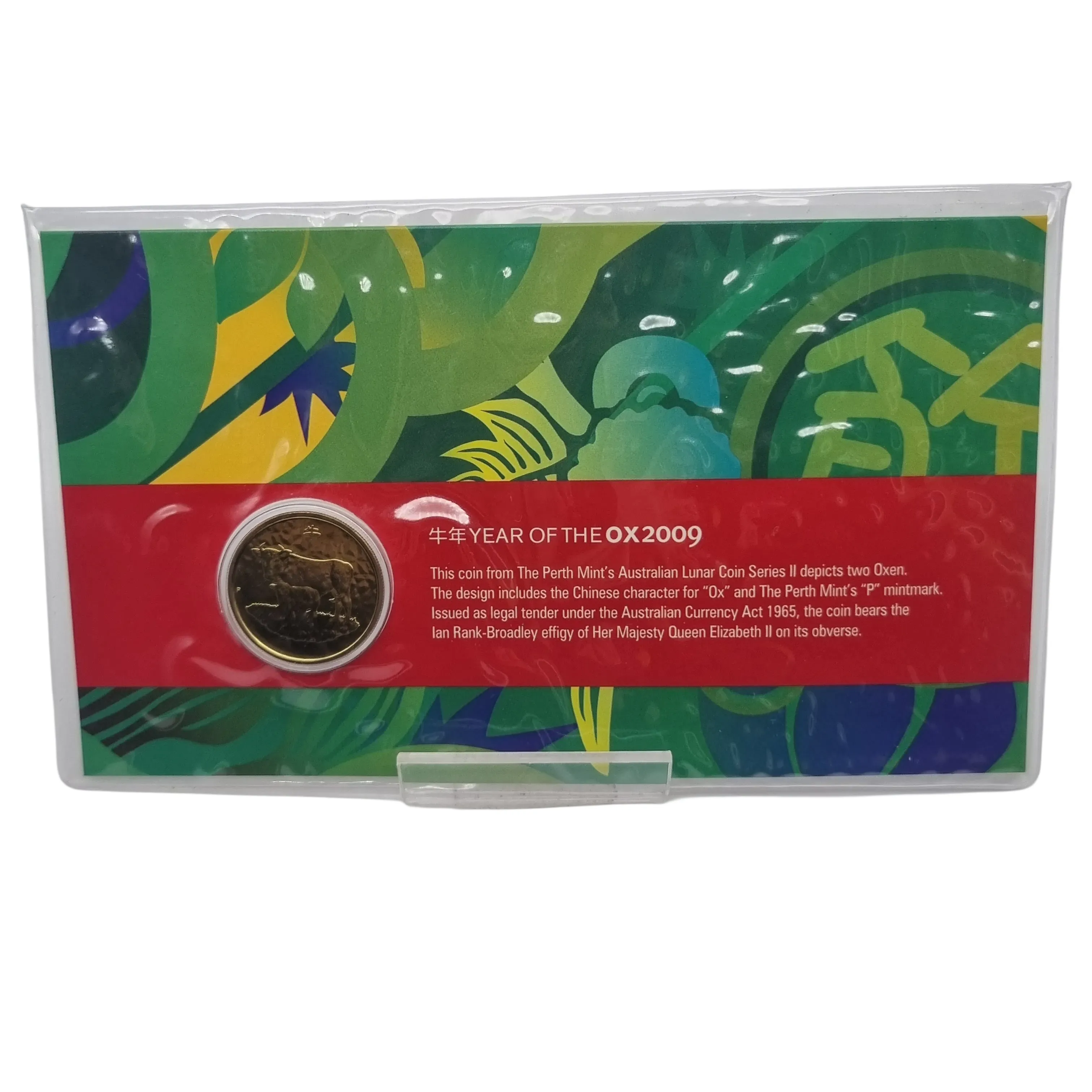 The Perth Mint: 2009 Australian Lunar Year Of The Ox $1 Uncirculated Coin