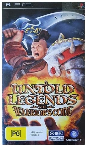 Untold Legends: The Warrior’s Code PSP Game In Case Good Condition With Manual (GE1353818)