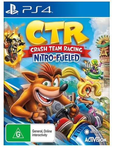 Crash Team Racing: Nitron Fueled Playstation 4 Game – Very Good No Manual