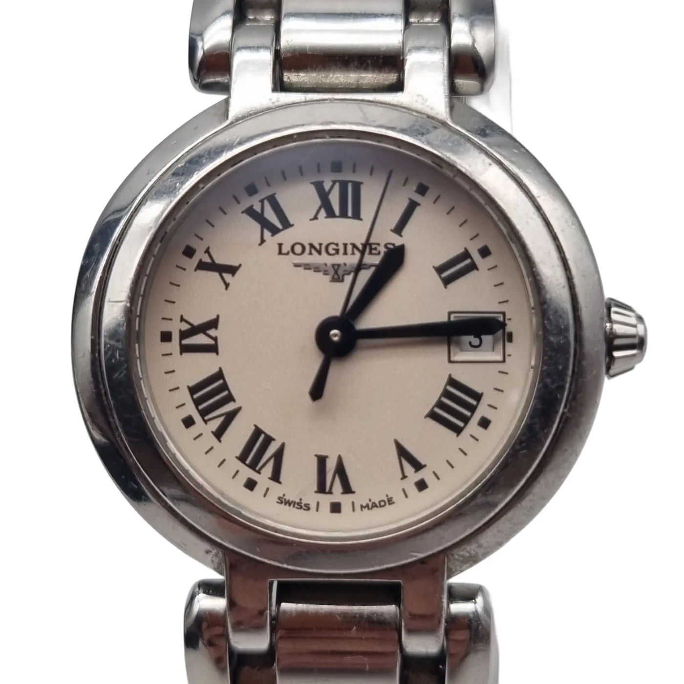 Longines PrimaLuna L8.110.4 – Blue Dial | Swiss Quartz Watch