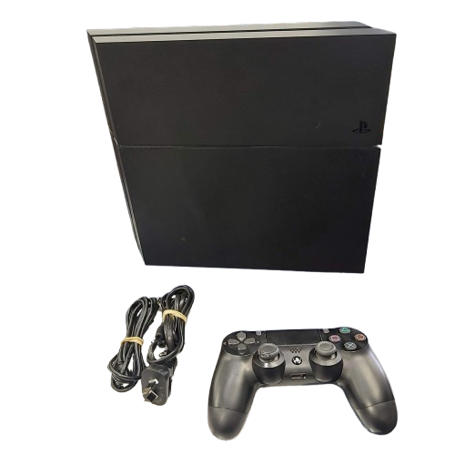 Sony Playstation 4 Console CUH-1202A 500GB, Black, Good Condition, With Controller, MicroUSB + Power Cable