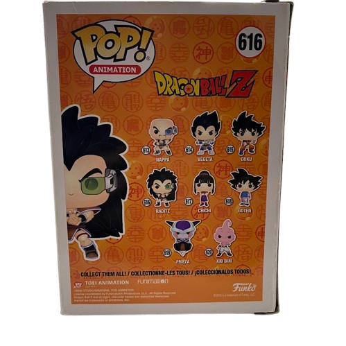 Raditz- Dragonball Z Pop Vinyl – 616 – Unopen. (NG 1386786)