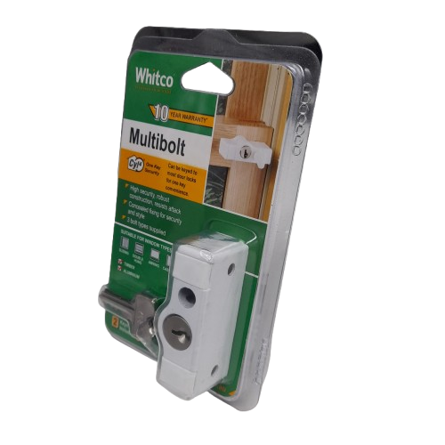 Whitco W2205116 Multibolt Window Lock White in Packet (MR)