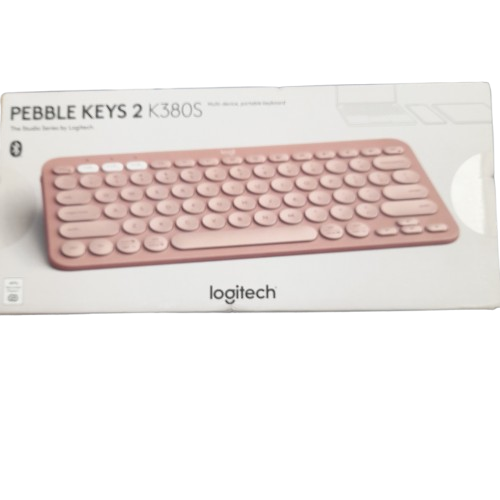 Logitech Pebble Keys 2 K380S Wireless Keyboard Pink (LN)