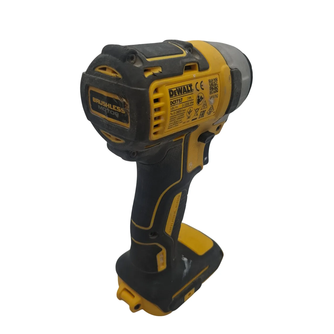 Dewalt Impact Driver DCF787 Yellow (WR 1422250)