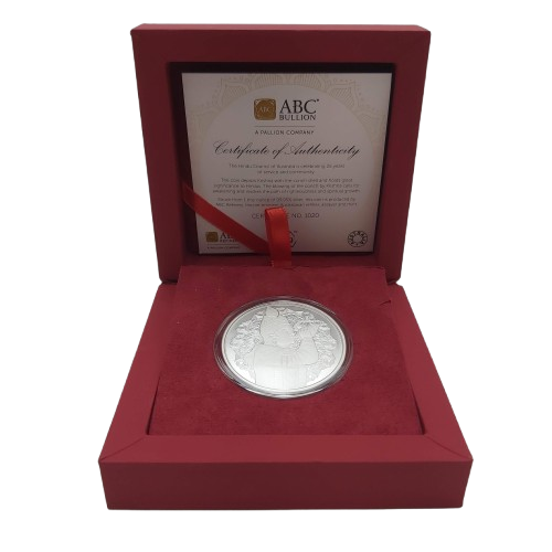 2023 Bhagwan Krishna 1oz Silver Coin (Like New in Box with Certificate of Authenticity)