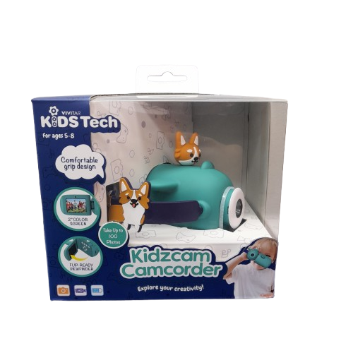 Kids Tech Corgi Digital Camcorder 98379A-CORGI Blue Green In The Box (MR)