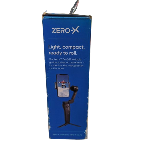 Zero-X ZX-G21 3-Axis Gimbal with AI Tracking and Fill Light (lel)