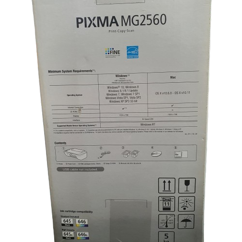 Canon Pixma MG2560 All-In-One Inkjet Printer (MR)