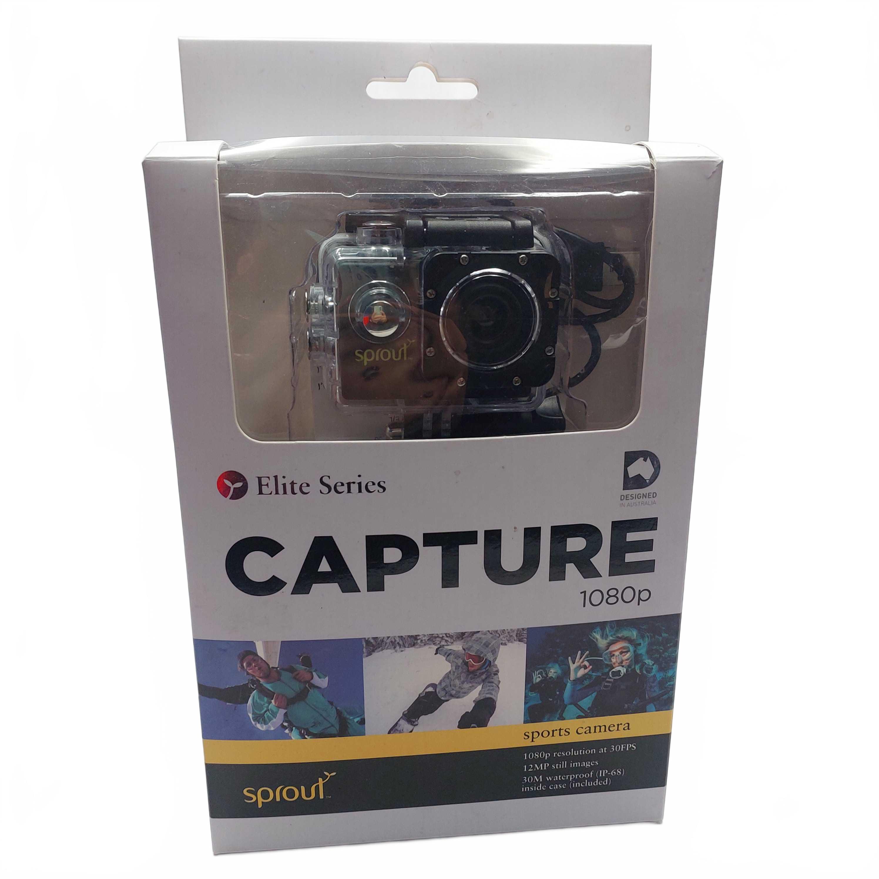 Sprout Entry Level Sports Action Camera Black SACAMAT01H (GB1425859)