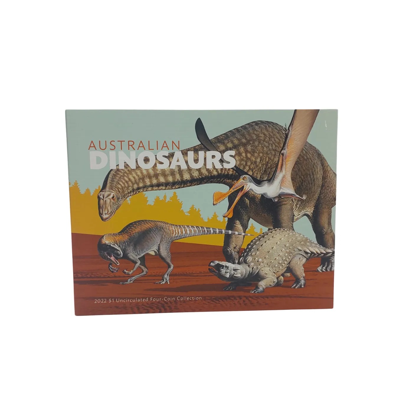 Australian Dinosaurs 2022 $1 Uncirculated Four-Coin Collection (GB)