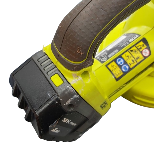 Ryobi 18V Cordless Blower OBL1820S, Good Condition, Light Scuffing, With Nozzle + 18V 4.0Ah Battery