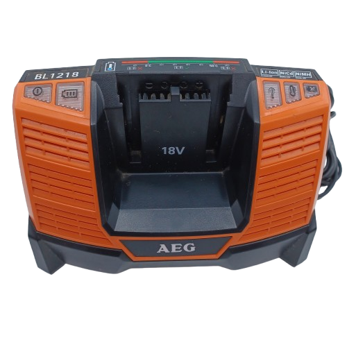 AEG BL1218 18V Li-Ion Smart Battery Charger, Very Good Condition (LE 1365923)