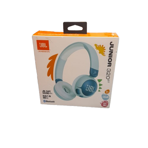 JBL Junior 320BT Bluetooth Headphones Blue (LN)