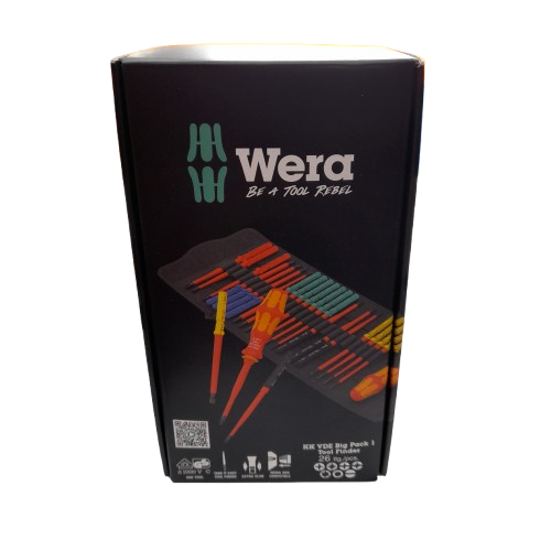 Wera 006617 Kraftform Kompakt VDE Big Pack 1 Tool Set (LN)
