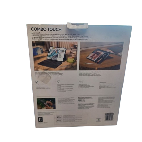 Logitech Combo Touch iPad Pro 13-inch M4 Keyboard Case (Grey) (LE)