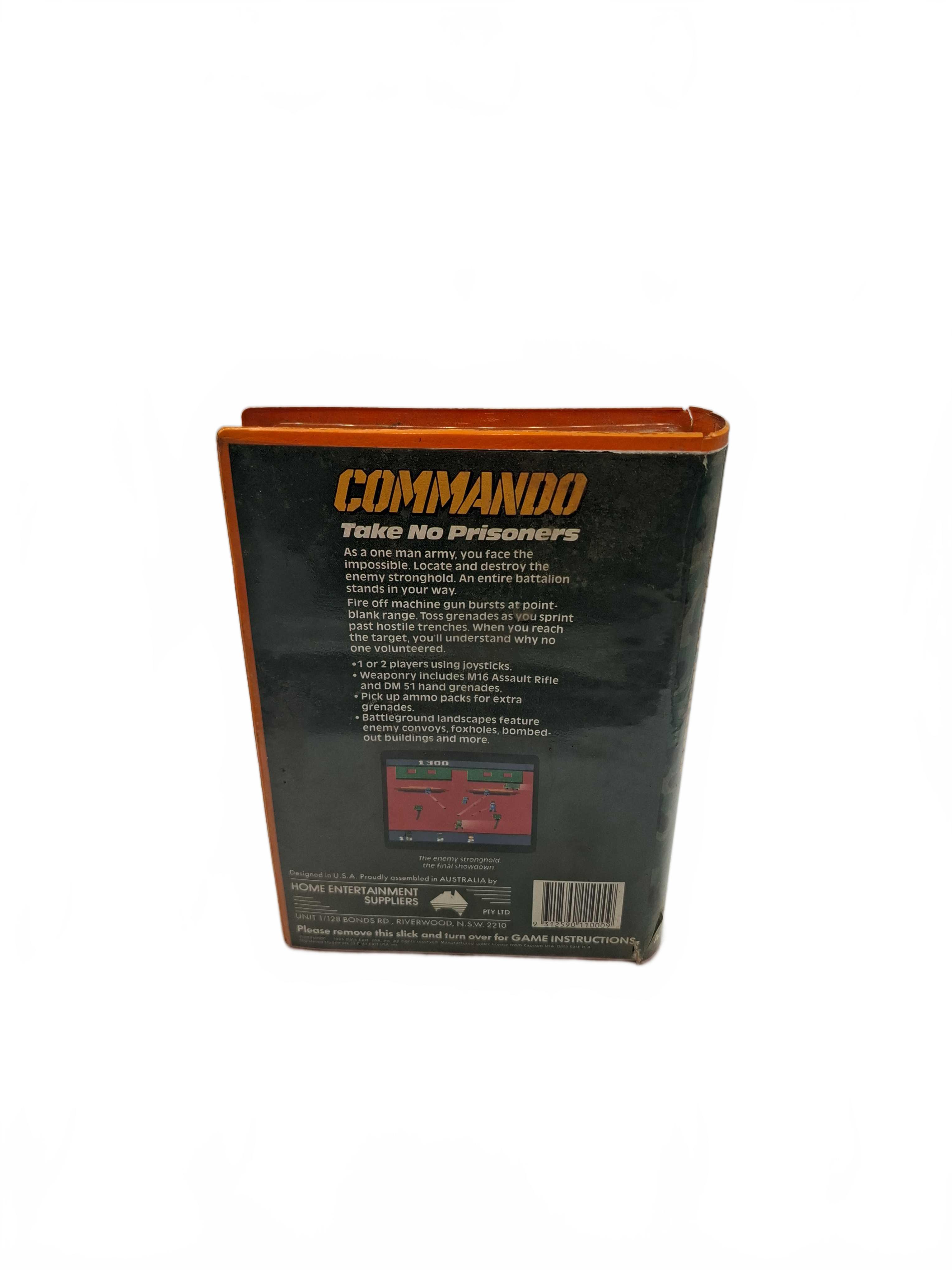 Atari Game Cartridge Commando Black (WR 1430053)