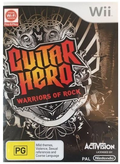 Guitar Heroes: Warriors of Rock – Wii Game, GAME ONLY (GE)