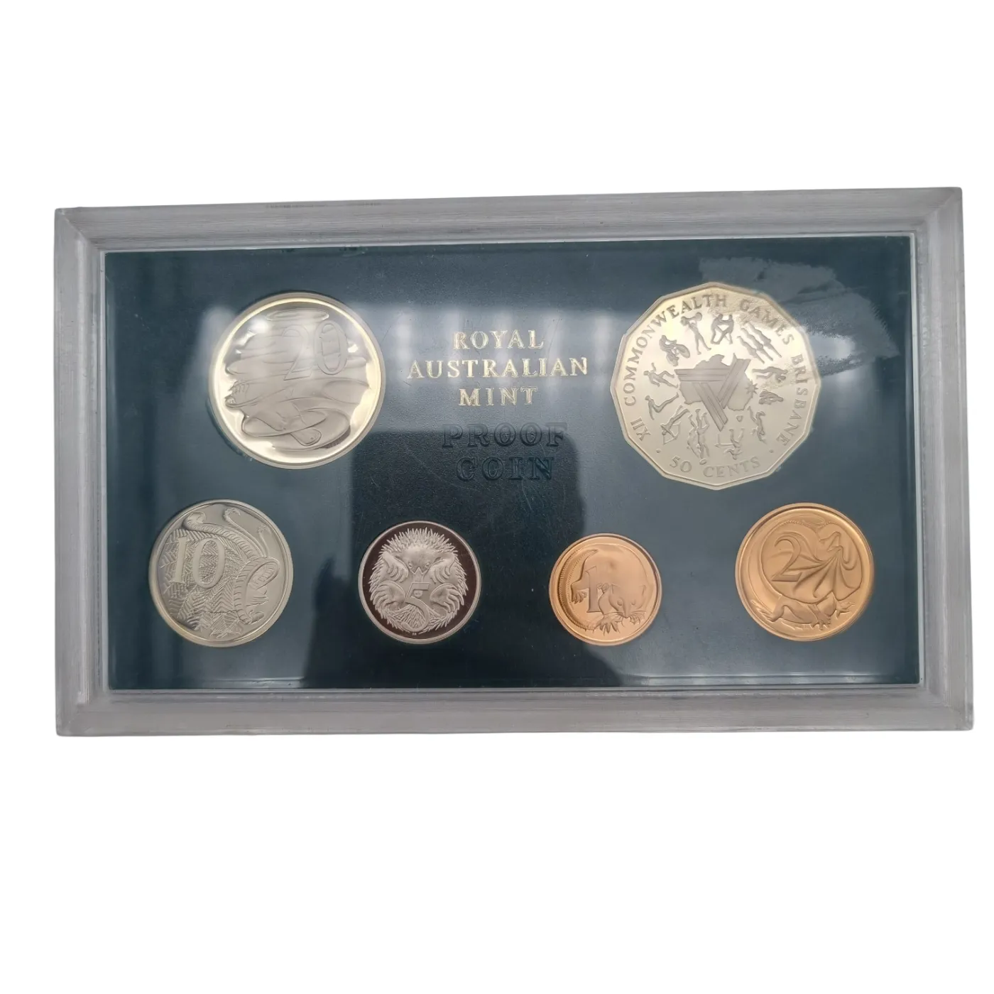 1982 Royal Australian Mint Coin Proof Set – XII Brisbane Commonwealth Games
