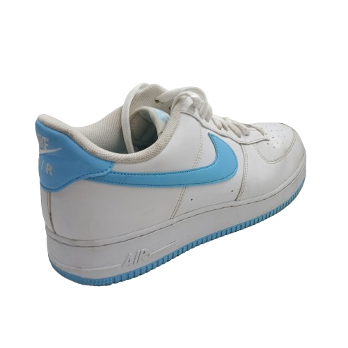 Nike Air Force 1 White Aquarius Blue White Size 13 (NA 1433682)
