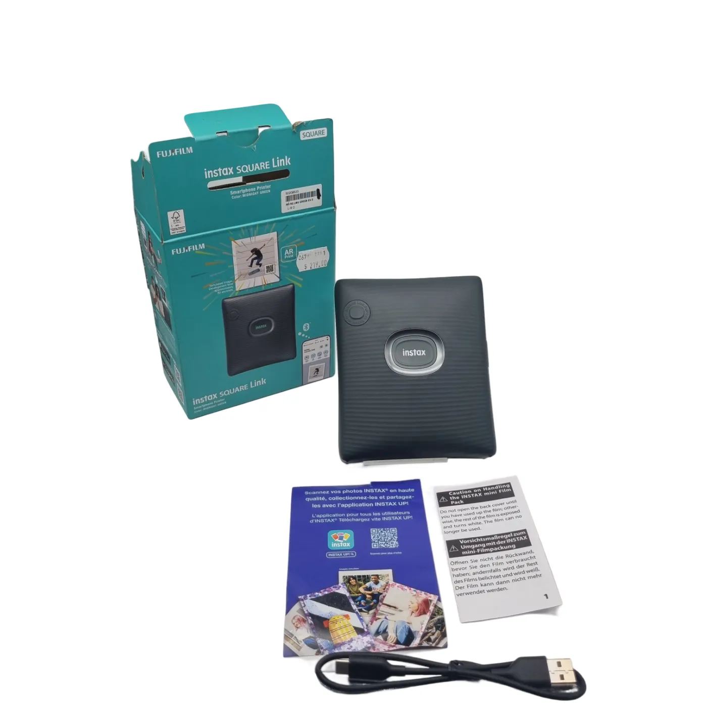 Fujifilm Instax Square Link Smartphone Printer (WR 1401547)