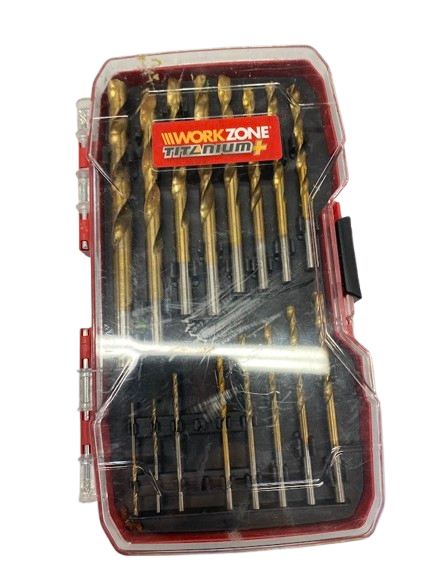 Work Zone Titanium Twist Drill Bits 16 PC (NG)