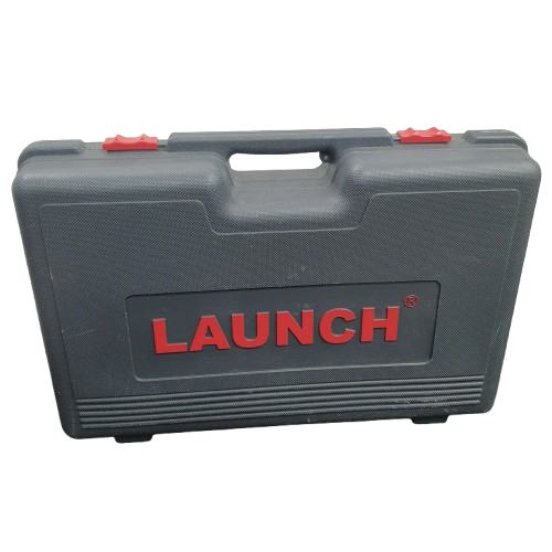 Launch Diagnostic Scanner X431 V+, With DS201 ODB Terminal (Damaged Edge), 14 Adaptors (Missing 4), 12 Patch Leads + Hard Case 2017-2018 Edition (MR 1386315)