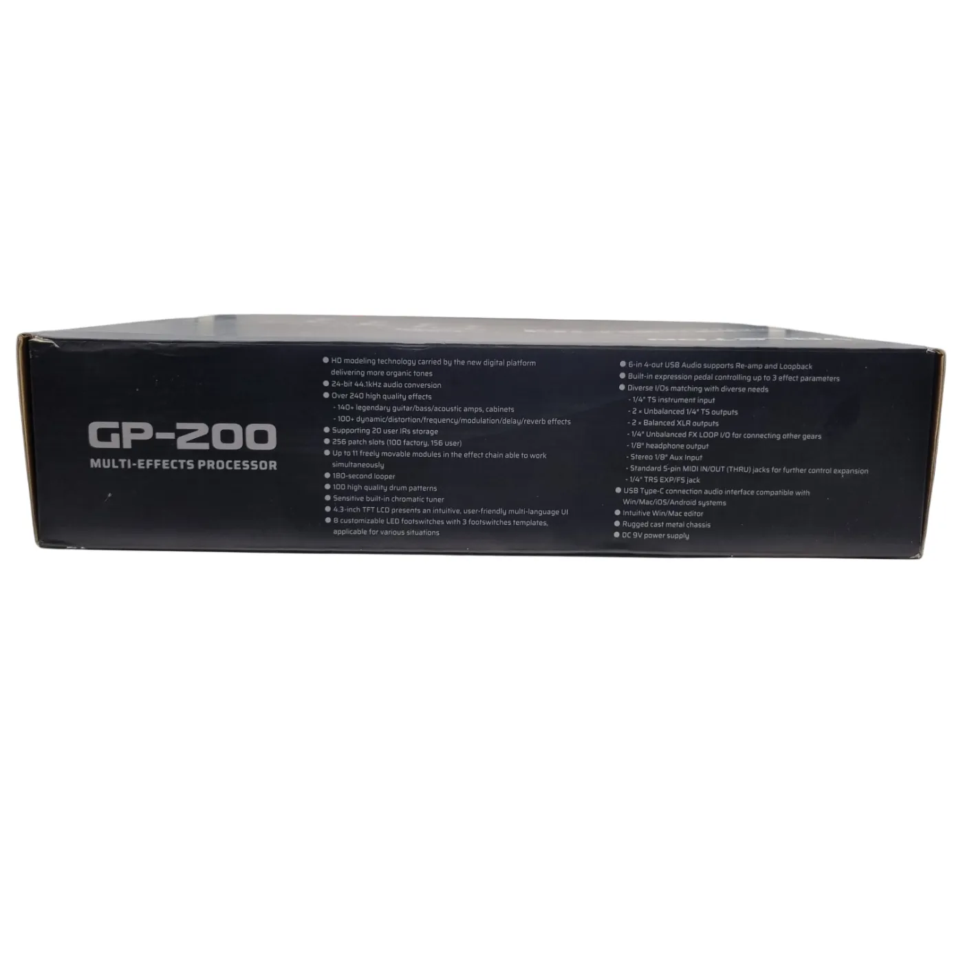 Valeton GP-200 Multi-Effects Processor – Black  (WR)
