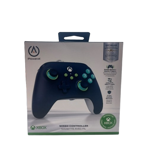 PowerA Wired Controller for Xbox Series X|S – Mariner Blue