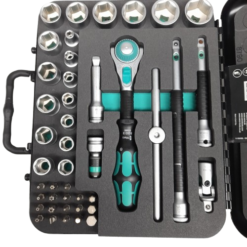 Wera 8100 SB 2 Socket Set 3/8 Inch Drive 43 Piece (LN)