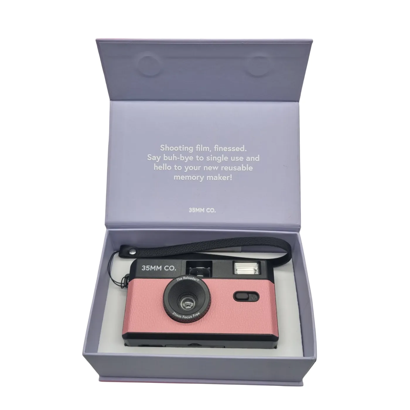 35mm Co. – The Reloader Reusable Film Camera (Pink/Black)