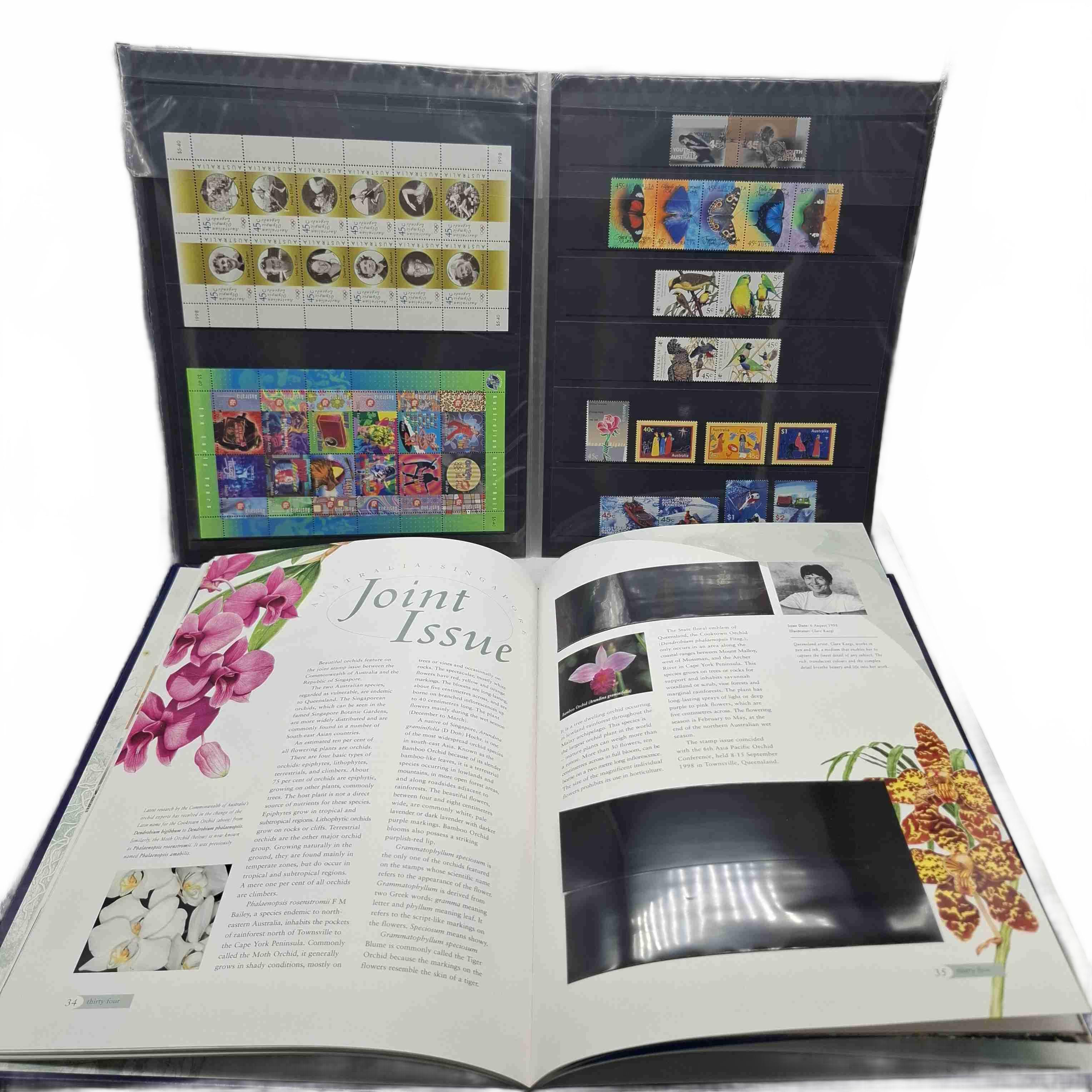 Auspost Stamp Book 1998 Deluxe The Collection (WR 1431193)