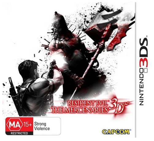 Nintendo 3DS Resident Evil: The Mercenaries 3D, Excellent USED Condition, With Case + Manual (CP)