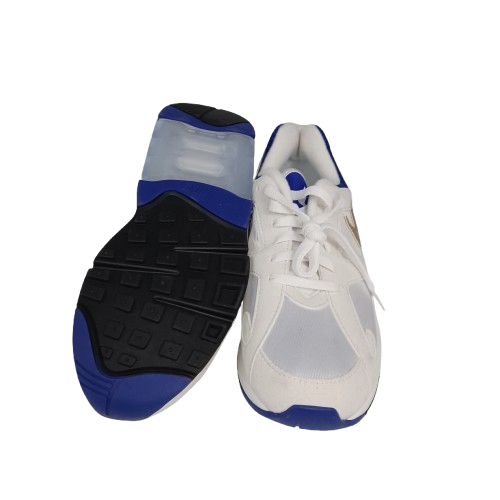 Nike Air Max 180 Summit White Metallic Gold Concord (Mens 8) (FJ9259-101) (LE)