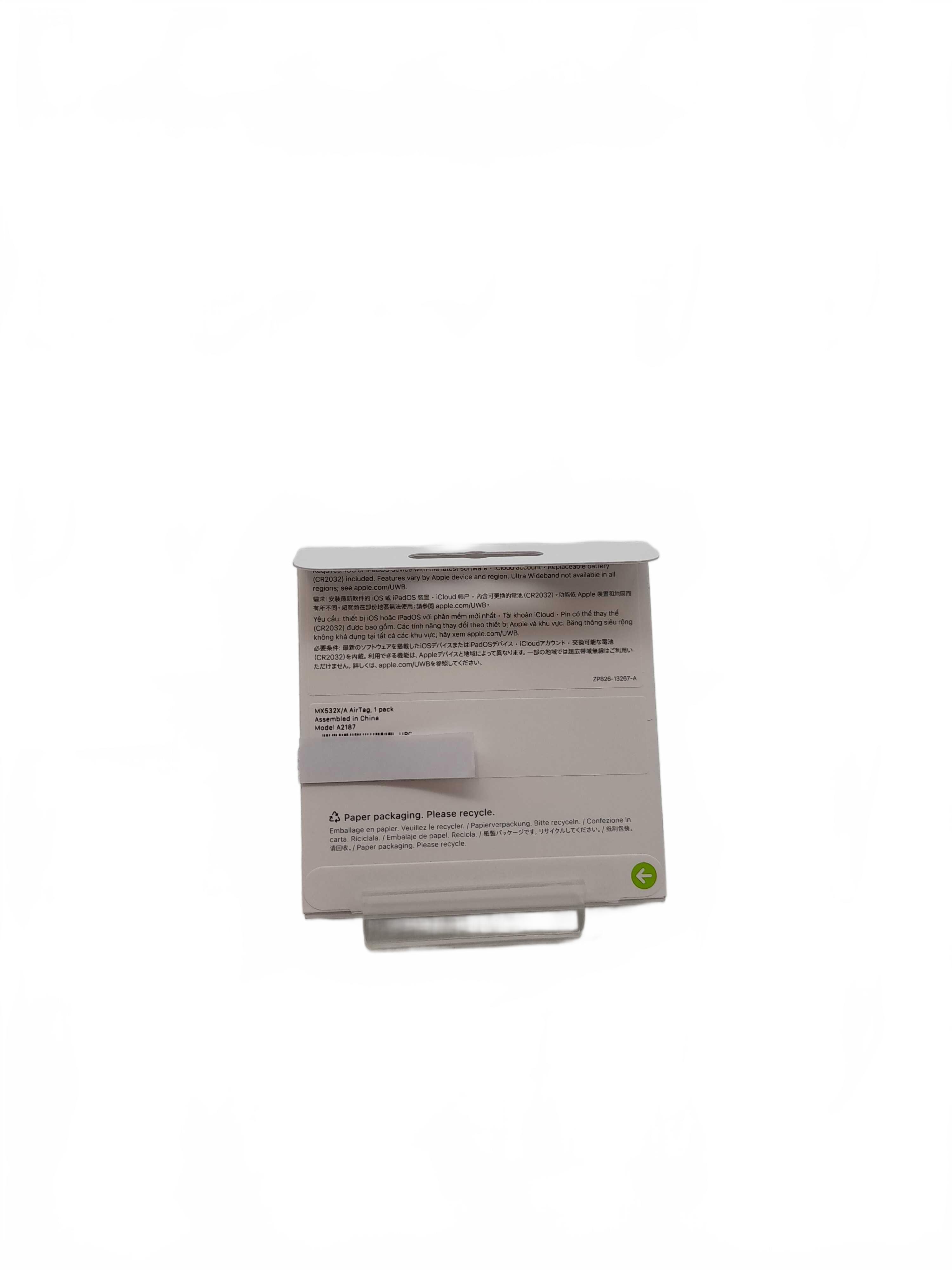 Apple AirTag A2187 1st Gen White (WL 1432205)