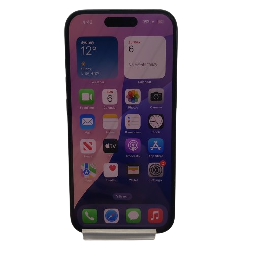Apple IPhone 15 128gb Black A3090 With Box And Charger 100% Battery Health (CP-1348208)