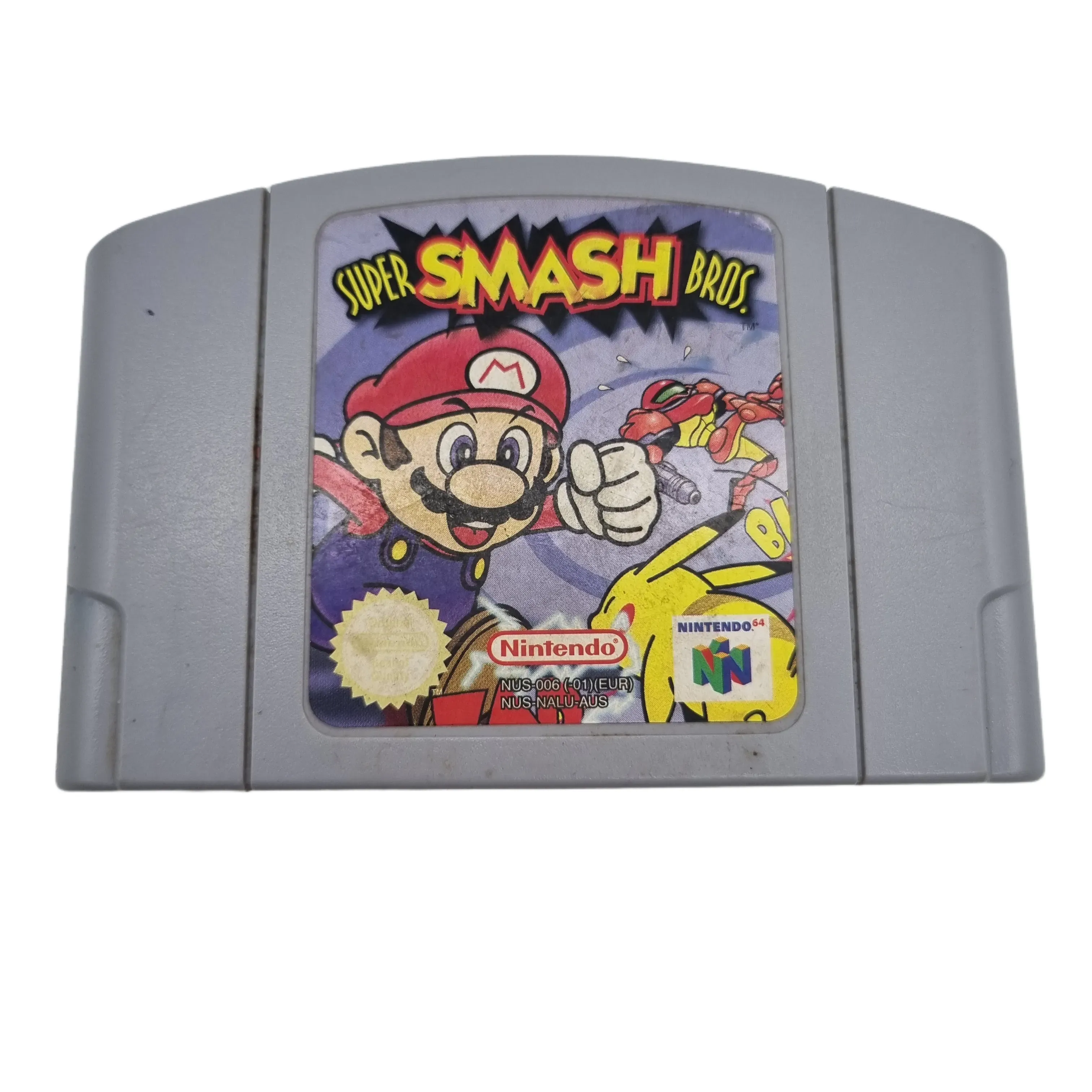 Nintendo N64 Super Smash Bros. Cartridge
