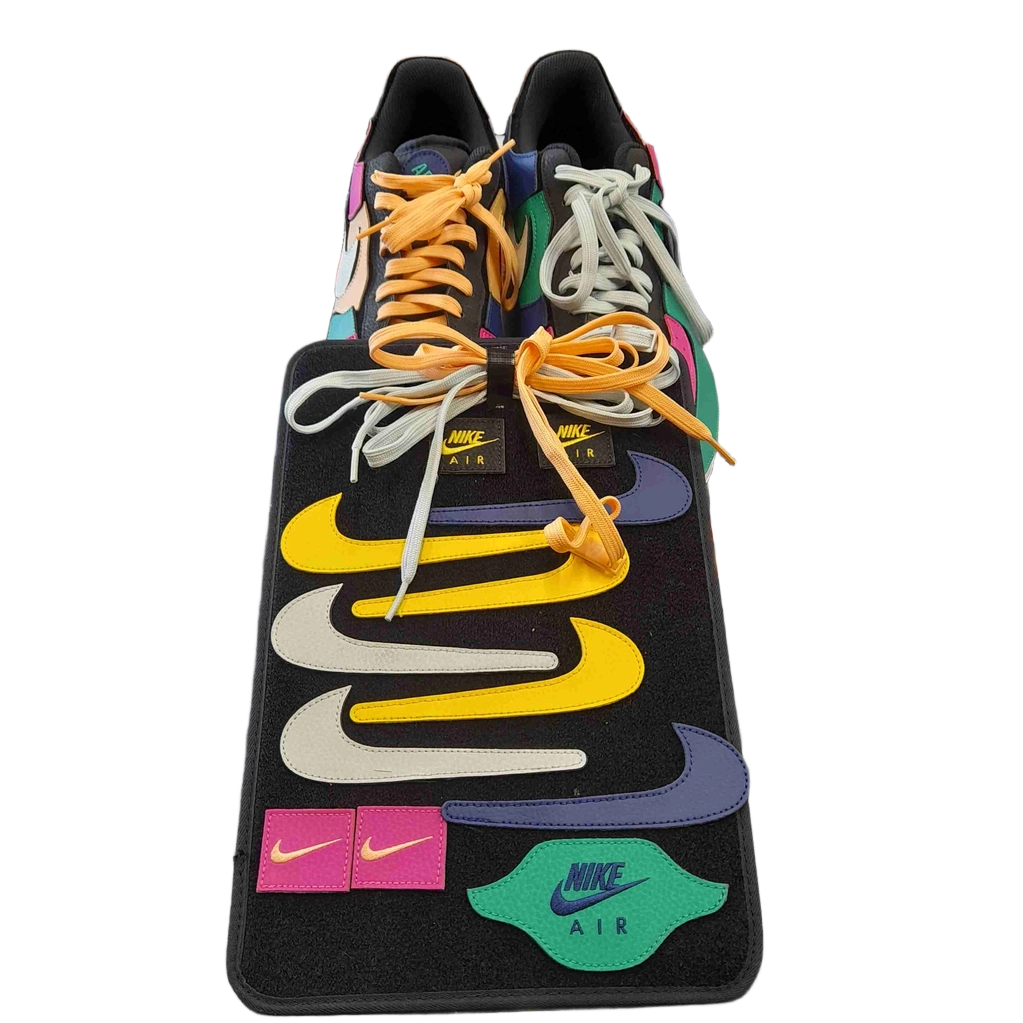Nike Air Force 1/1 Black Multi-Color US Mens 12 DB2576-001 (GE)