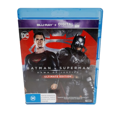 Batman V Superman Dawn of Justice Ultimate Edition Blu-Ray