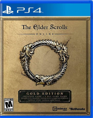 PS4 The Elder Scrolls Online, Gold Edition, Excellent Condition with Case