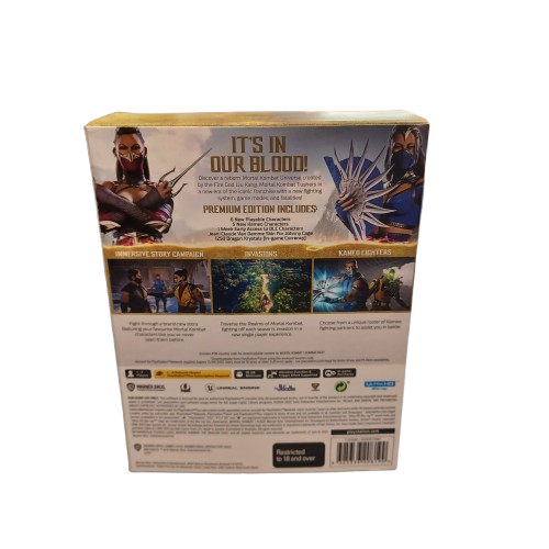Sony Playstation 5 Mortal Kombat 1 Premium Edition Box, Very Good Condition, With Case, Coin + Collector Box