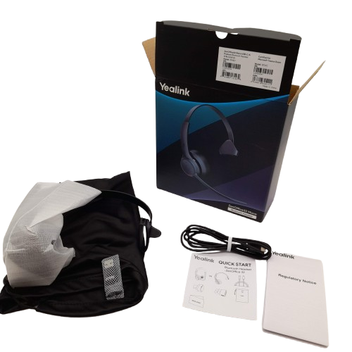 Yealink ZenOffice 32 Mono Bluetooth Headset Black ZM321 As New In Box (WL1435721)