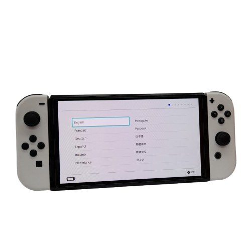 Nintendo Switch OLED Black White (With Docking Station) (LN)