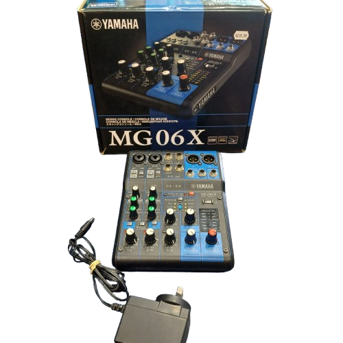 Yamaha mg06x 6 Channel Mixer with Effects (LE)
