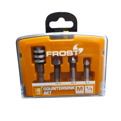 Frost Drill Bits 92503 B/Code:9312621925039 Orange 4Pce Set in Case (MR)