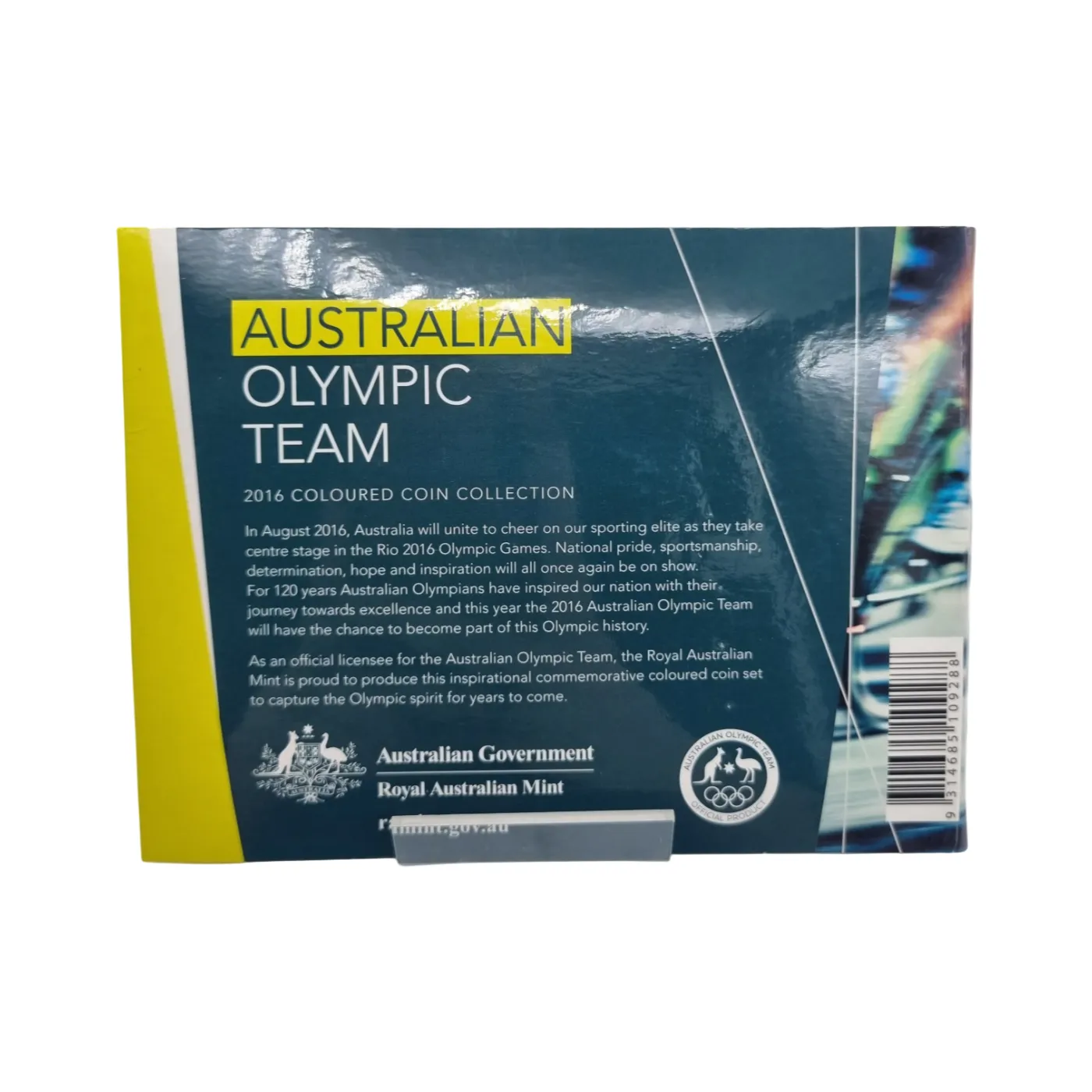 Royal Australian Mint Coin Set – 2016 Coloured Coin Collection Australian Olympic Team (WR 1348460)
