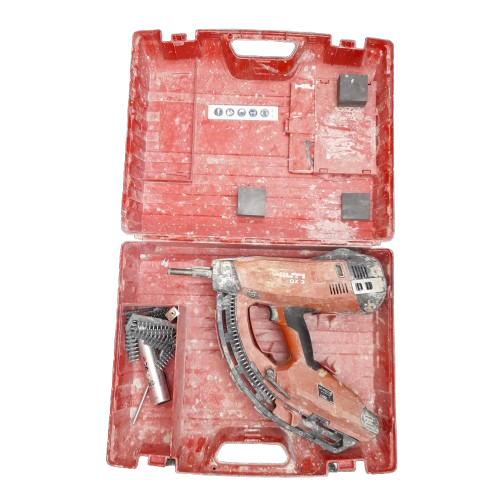 Hilti GX 3 Gas Actuated Nail Gun Fastening Tool With Hard Case (Used Condition) (MR)