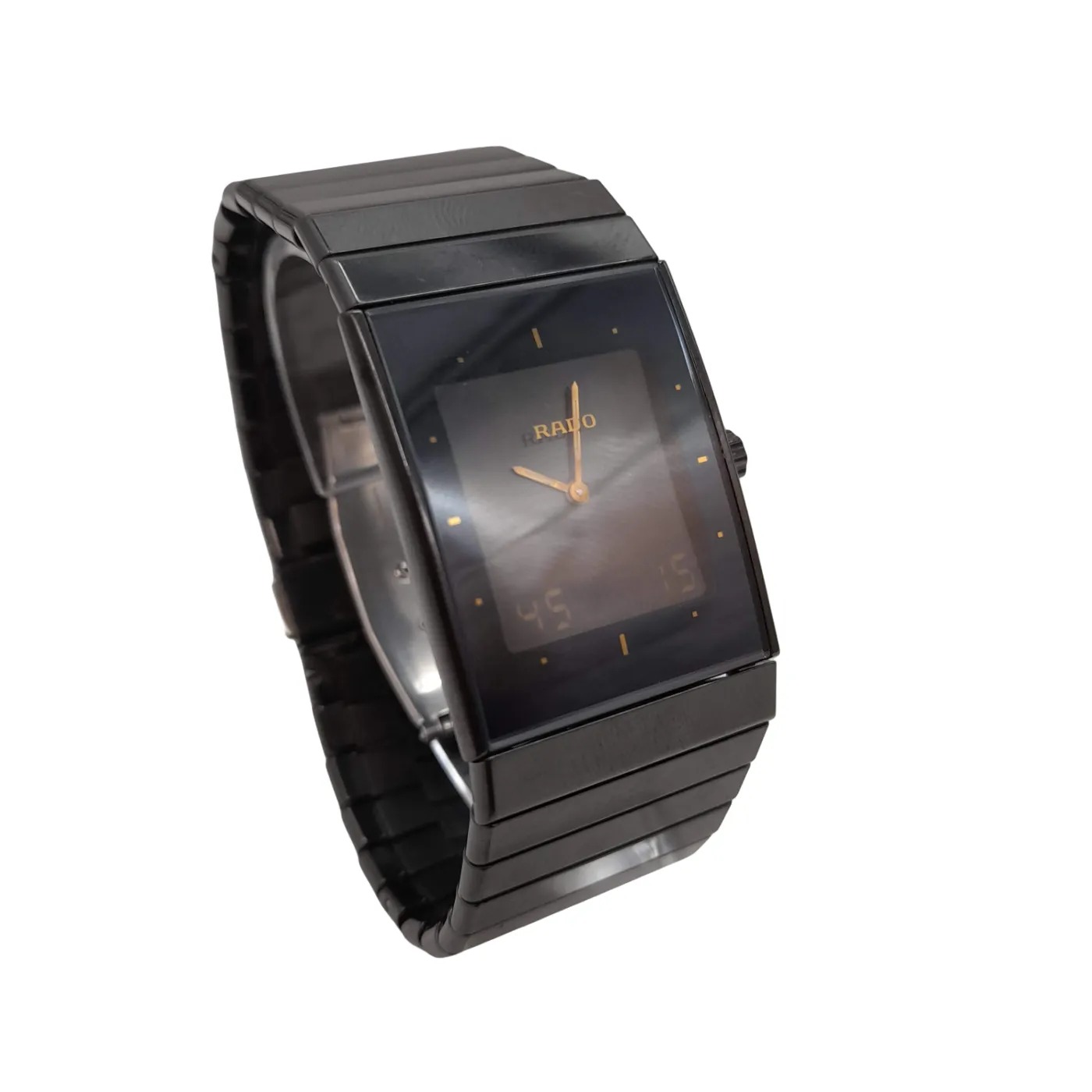 Unisex Black Rado Watch 83.7gms DiaStar Black Band (WL 1404003)
