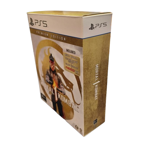 Sony Playstation 5 Mortal Kombat 1 Premium Edition Box, Very Good Condition, With Case, Coin + Collector Box